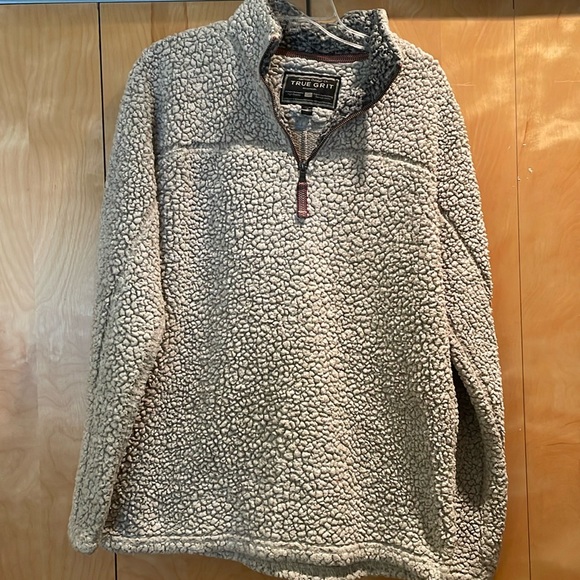 True Grit Tops - True Grit Sherpa Pullover